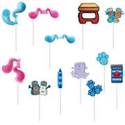 Blue's Clues & You! Paper Scene Setter with Photo Booth Props, 55.6in x 80.2in