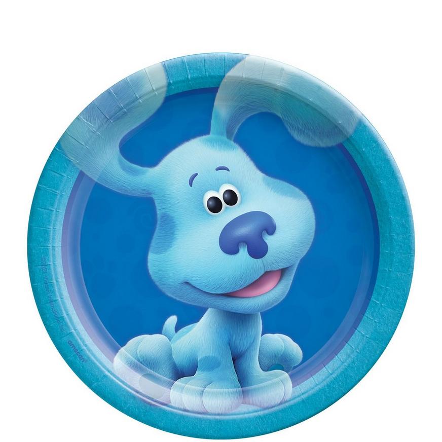 Blue's Clues & You!  Blue Paper Dessert Plates, 7in, 8ct