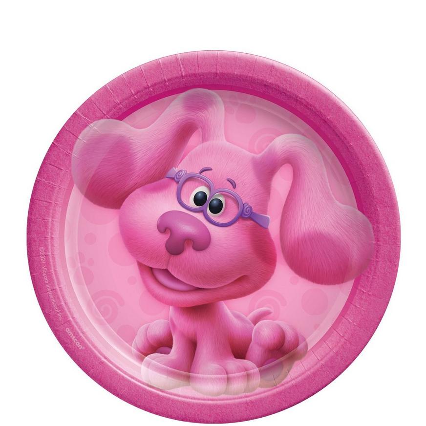 Magenta Paper Dessert Plates, 7in, 8ct - Blue's Clues & You!