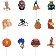 Space Jam 2 Plastic & Cardstock Photo Booth Kit, 4.6ft x 6.7ft