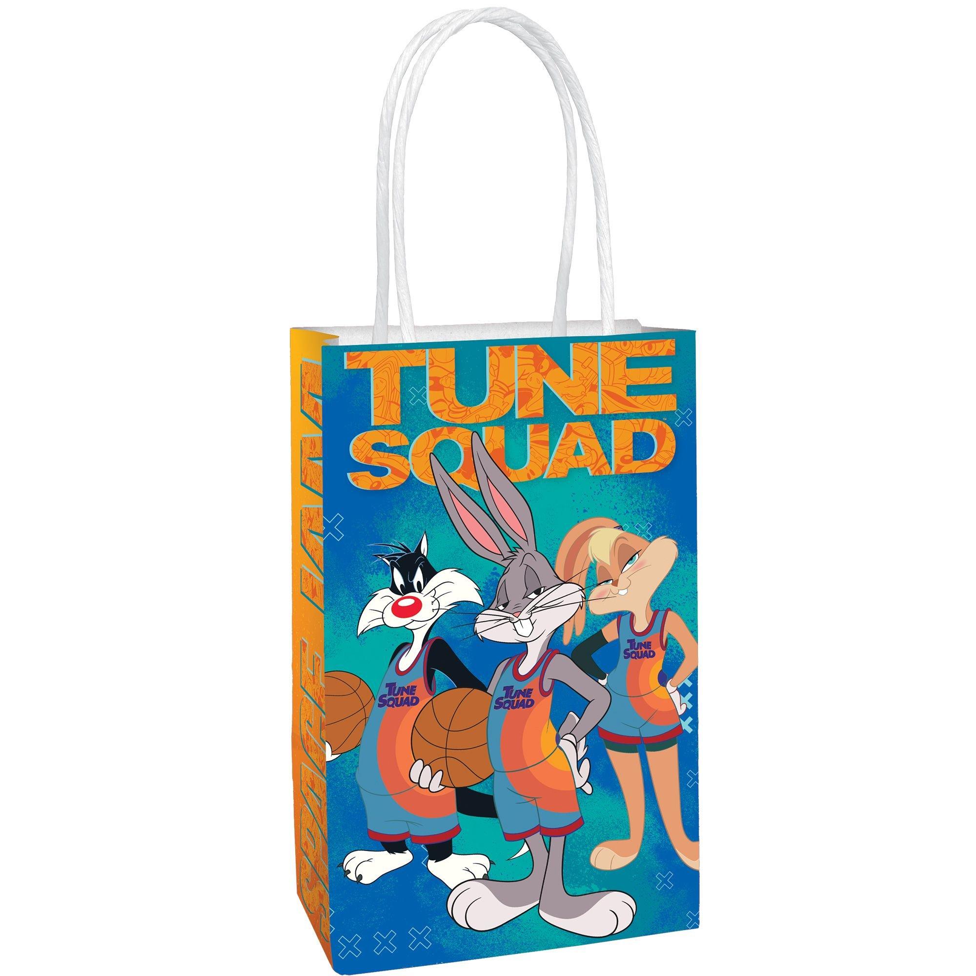 Space Jam 2 Paper Gift Bags, 5.25in x 8.4in, 8ct Party City