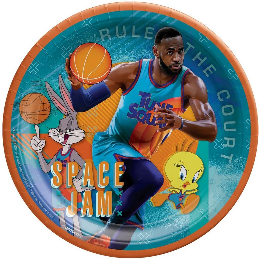 Space Jam 2 Paper Lunch Plates, 9in, 8ct