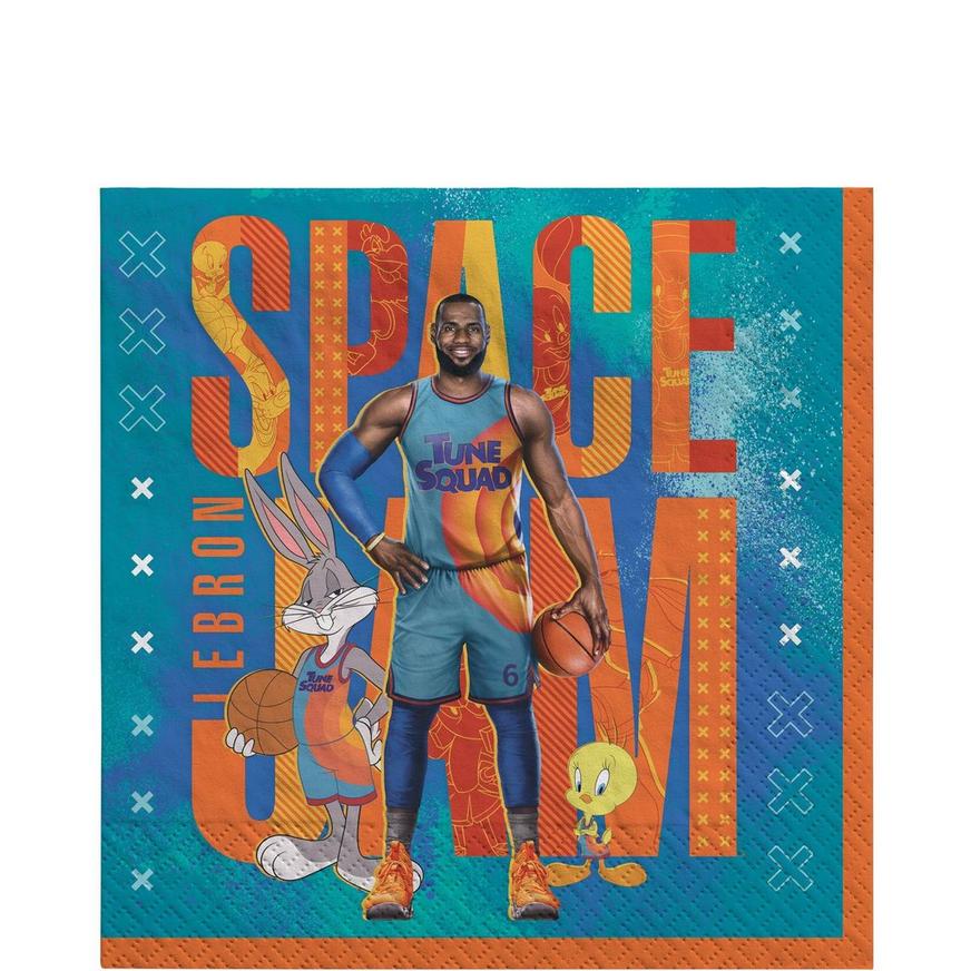 Space Jam 2 Paper Lunch Napkins, 6.5in, 16ct