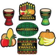 Happy Kwanzaa Cling Decals 7ct