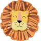 Pull String Get Wild Lion Cardstock & Tissue Paper Pinata, 15.5in x 15.5in