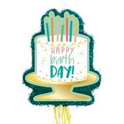 Pull String Happy Cake Day Birthday Pinata