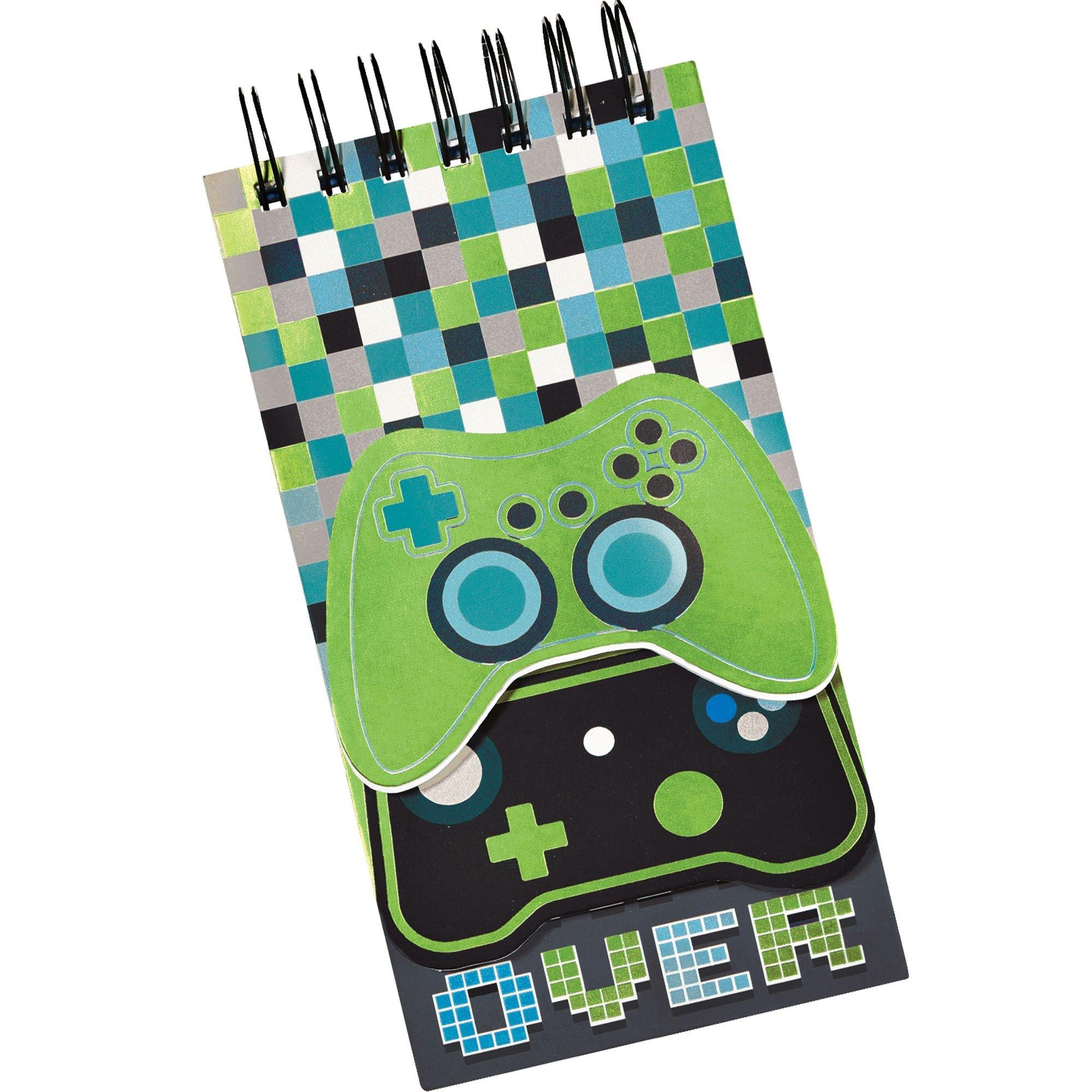 3-Tiered Gamer Notebook, 120 Pages
