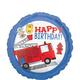 First Responders Happy Birthday Foil Balloon, 18in