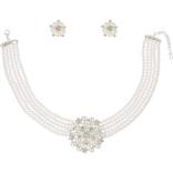 50s Happy Homemaker Pearls Jewelry Set