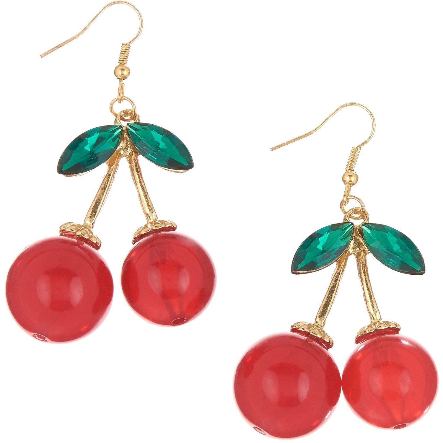 50s Happy Homemaker Cherry Earrings