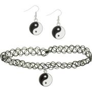 Yin & Yang Jewelry Set, 2pc