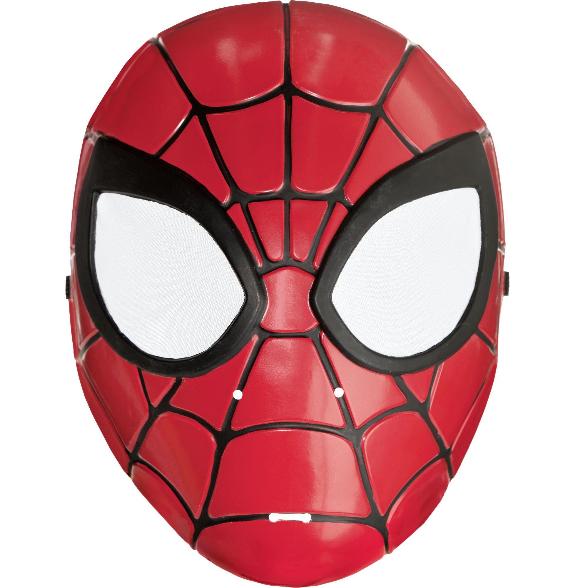 Spider-Man Molded Plastic Mask for Kids | Party City