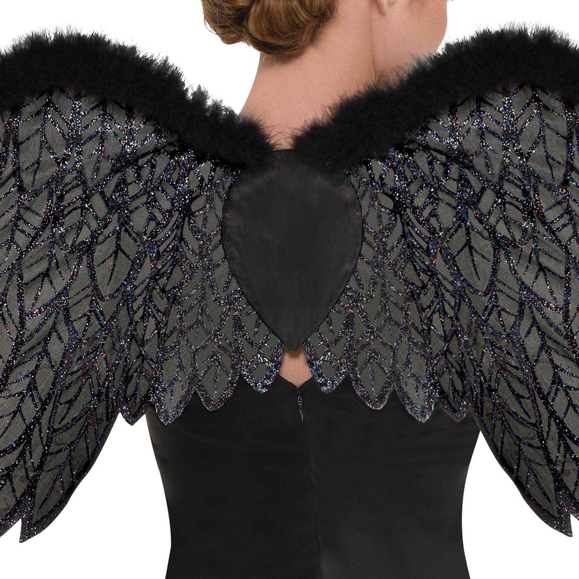Black Feather Fallen Angel Wings