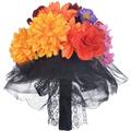 Day of the Dead Fabric Flower Bouquet