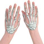 Skeleton Hand Tattoo, 2pc