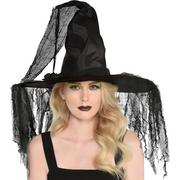 Black Rose Tattered Witch Hat