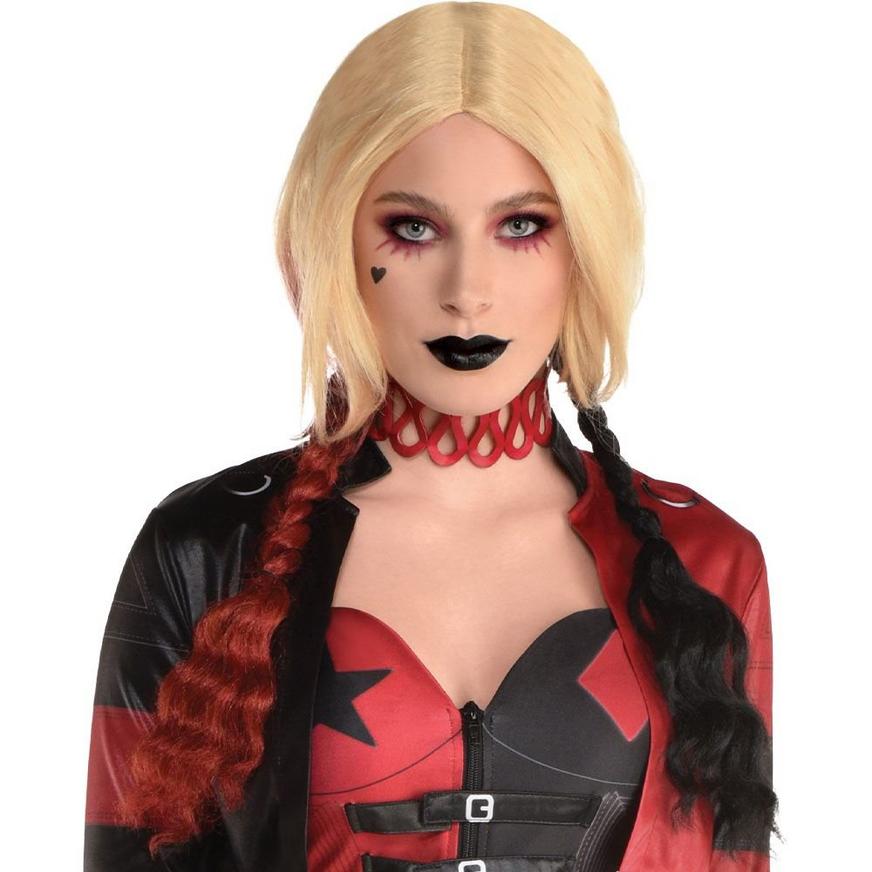 Red & Black Pigtails Harley Quinn Wig - Suicide Squad 2 | Party City