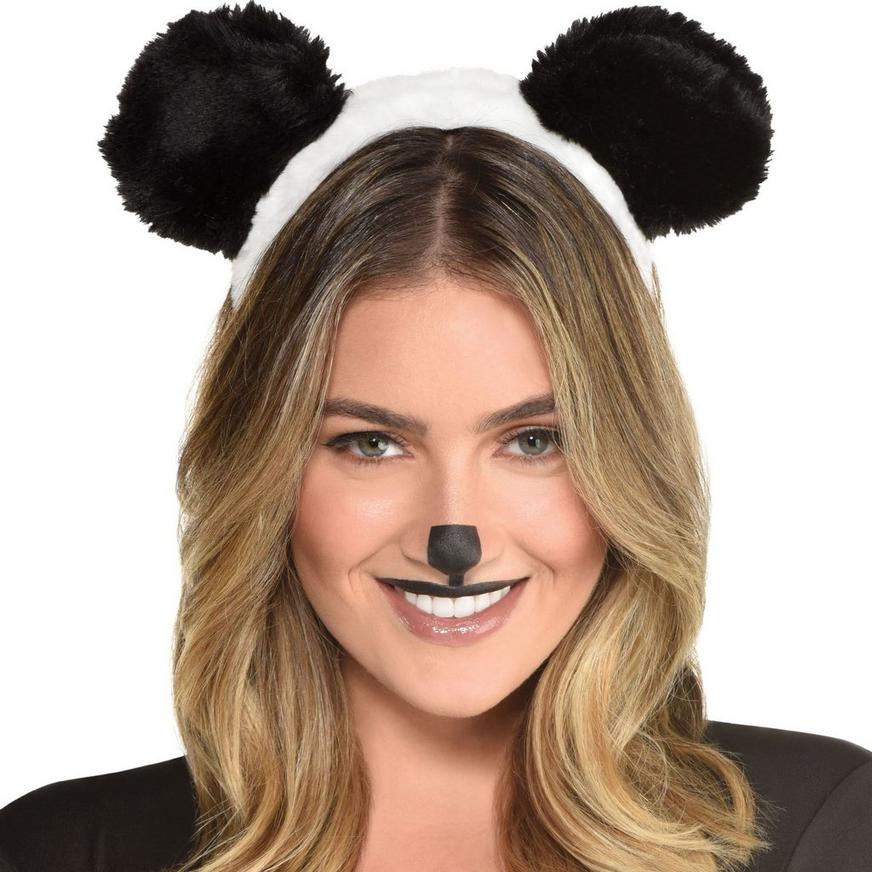 Furry Panda Ear Headband