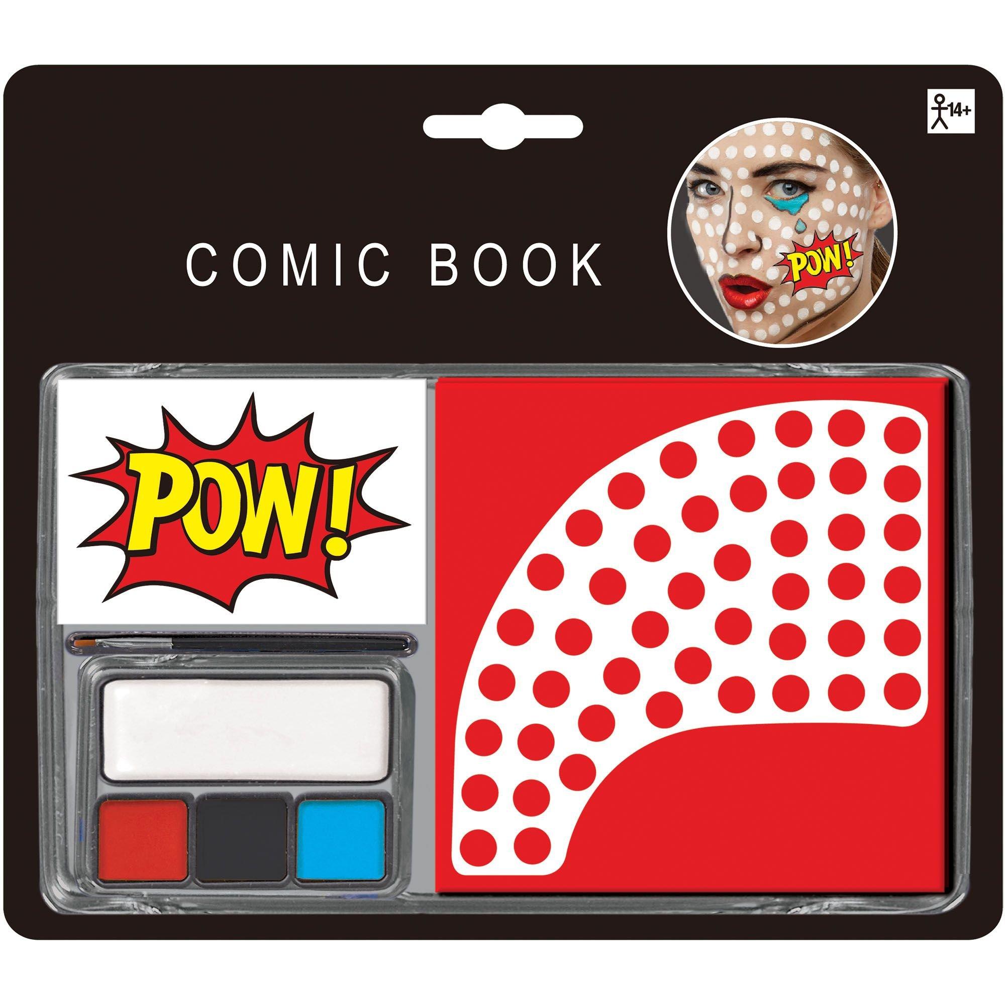 Comic Book Character Makeup Kit, 7pc