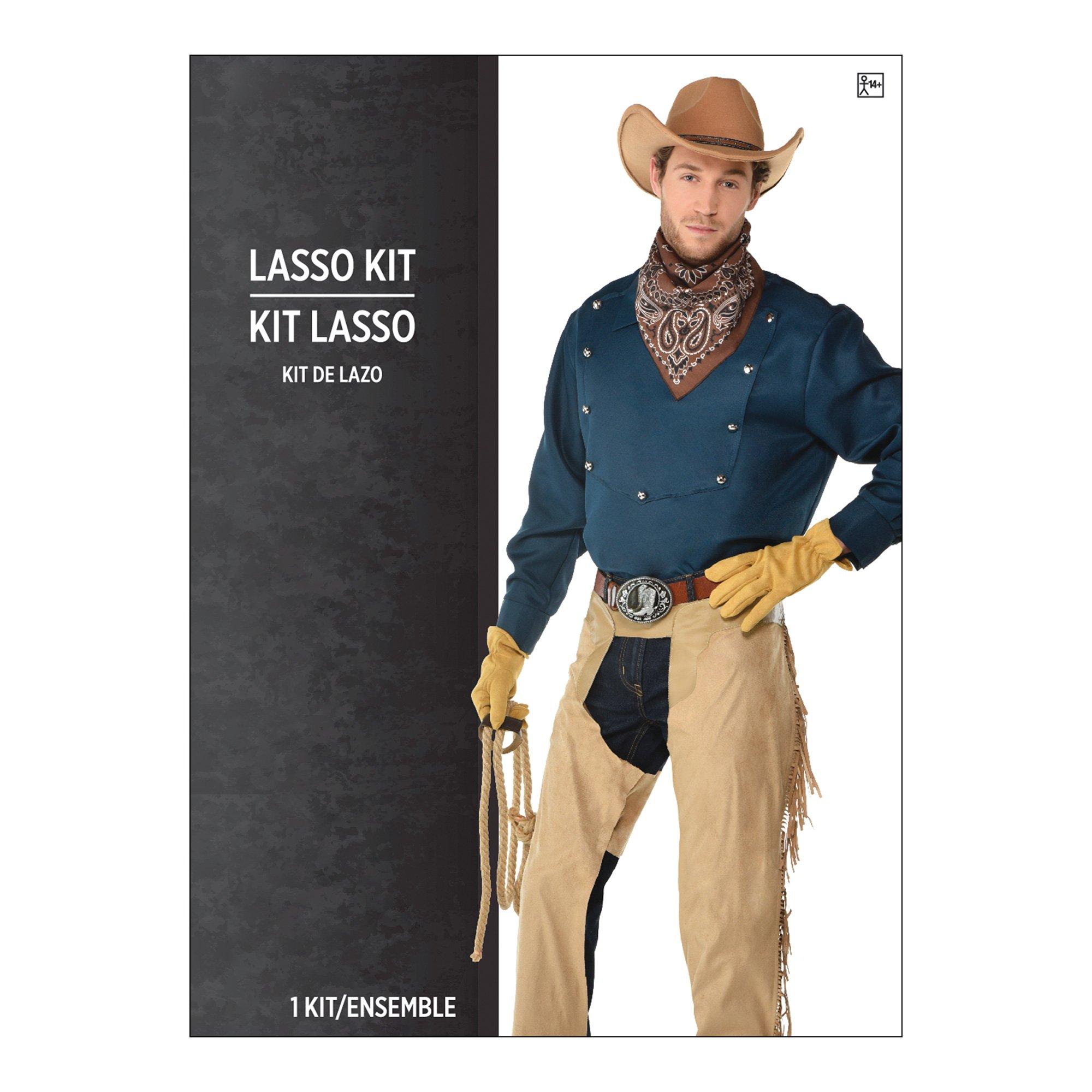 Cowboy Costume Accessory Kit for Adults