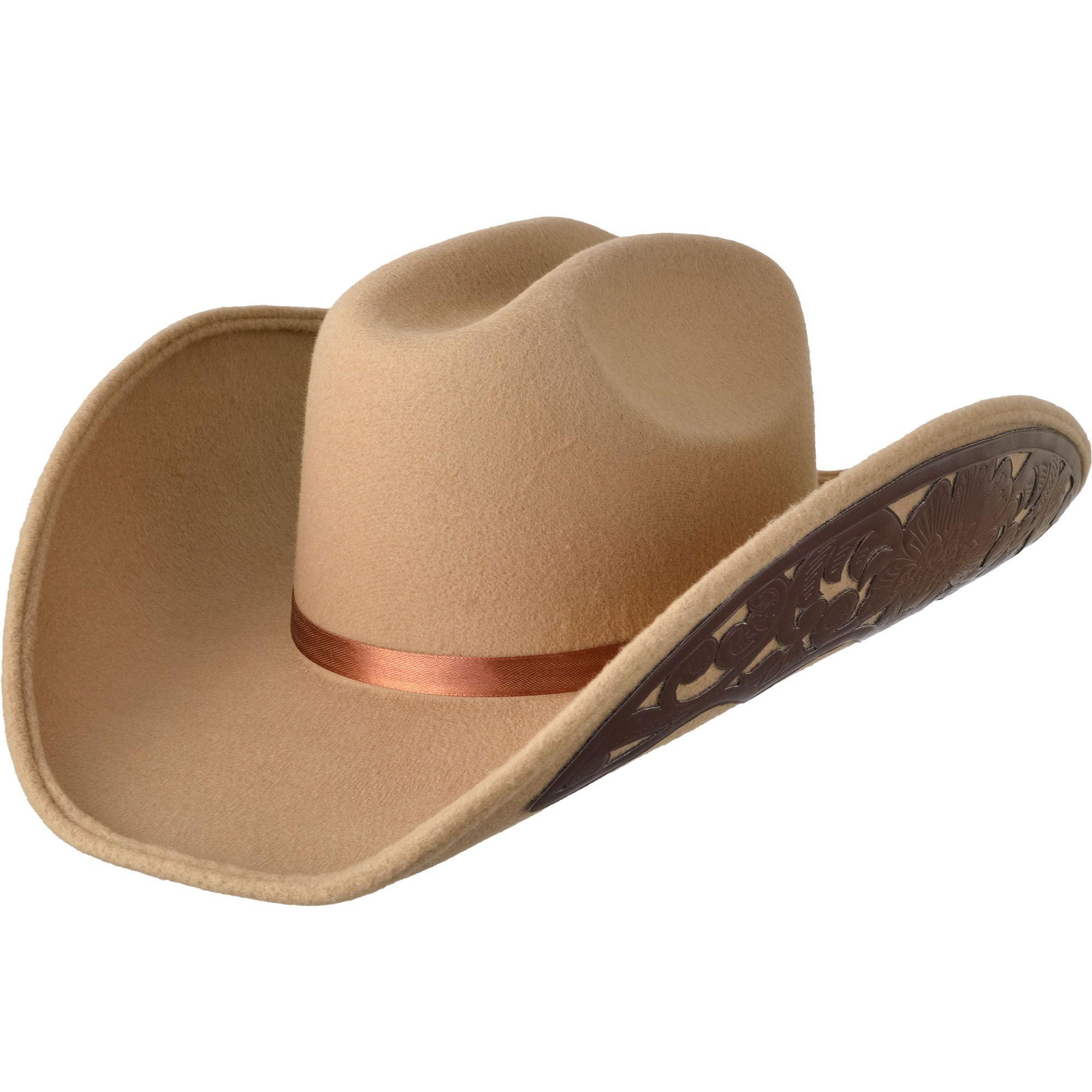 Brown cheap cowgirl hat