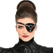Domineering Faux Leather & Metal Eye Patch