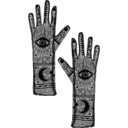 Black Sheer Mystic's Celestial Gloves