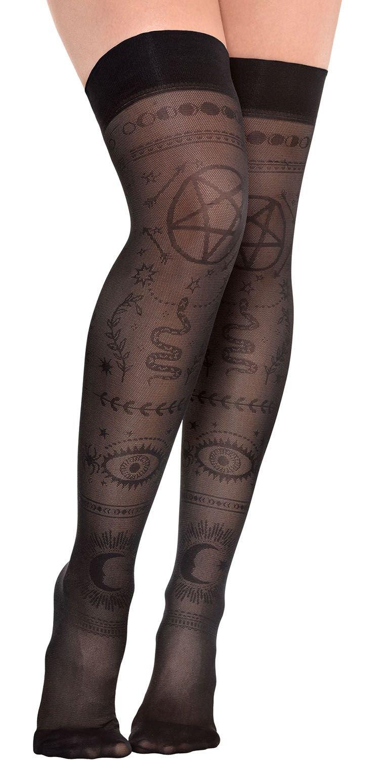 Midnight Mesh Knee High Socks - TasteeTreasures