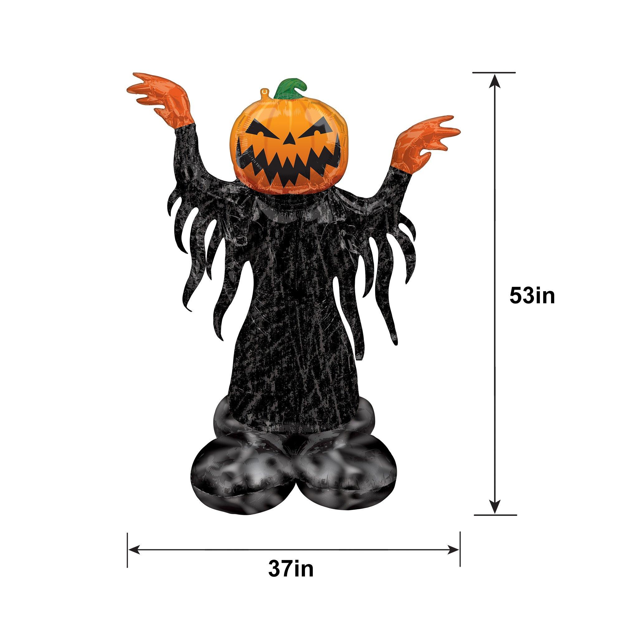 AirLoonz Halloween Pumpking Balloon, 37in x 53in