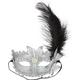 Silver Butterfly Masquerade Mask