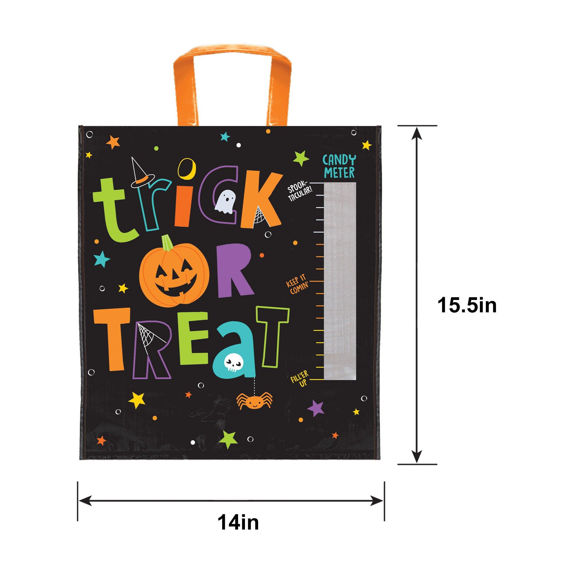 Candy Meter Plastic Trick-or-Treat Bag, 14in x 15.5in