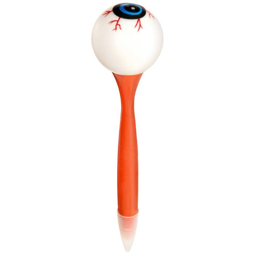 Bloodshot Eyeball Plastic Pen, 1.4in x 6.3in