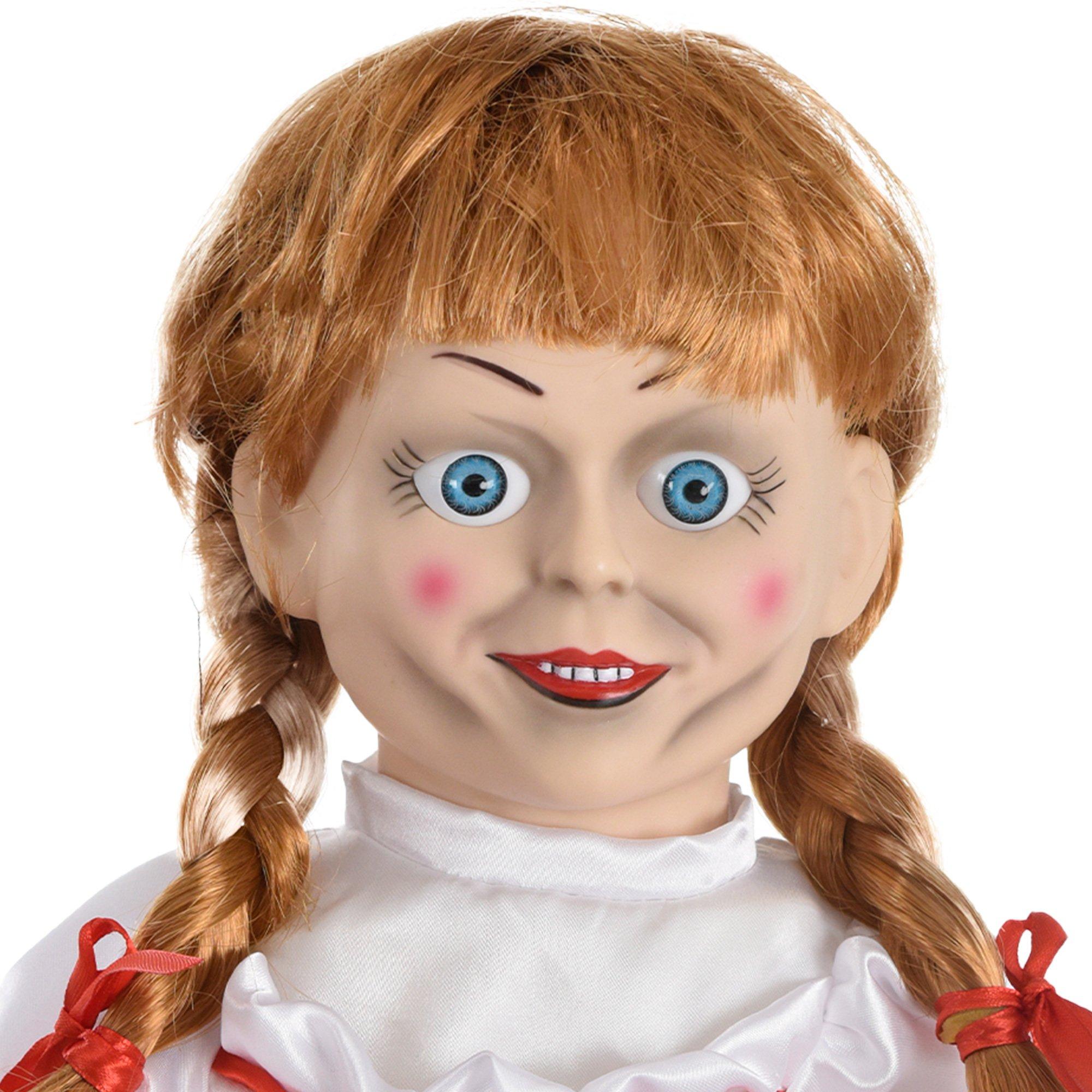 Animatronic Annabelle Doll Halloween Decoration, 11.8in - Annabelle Comes Home