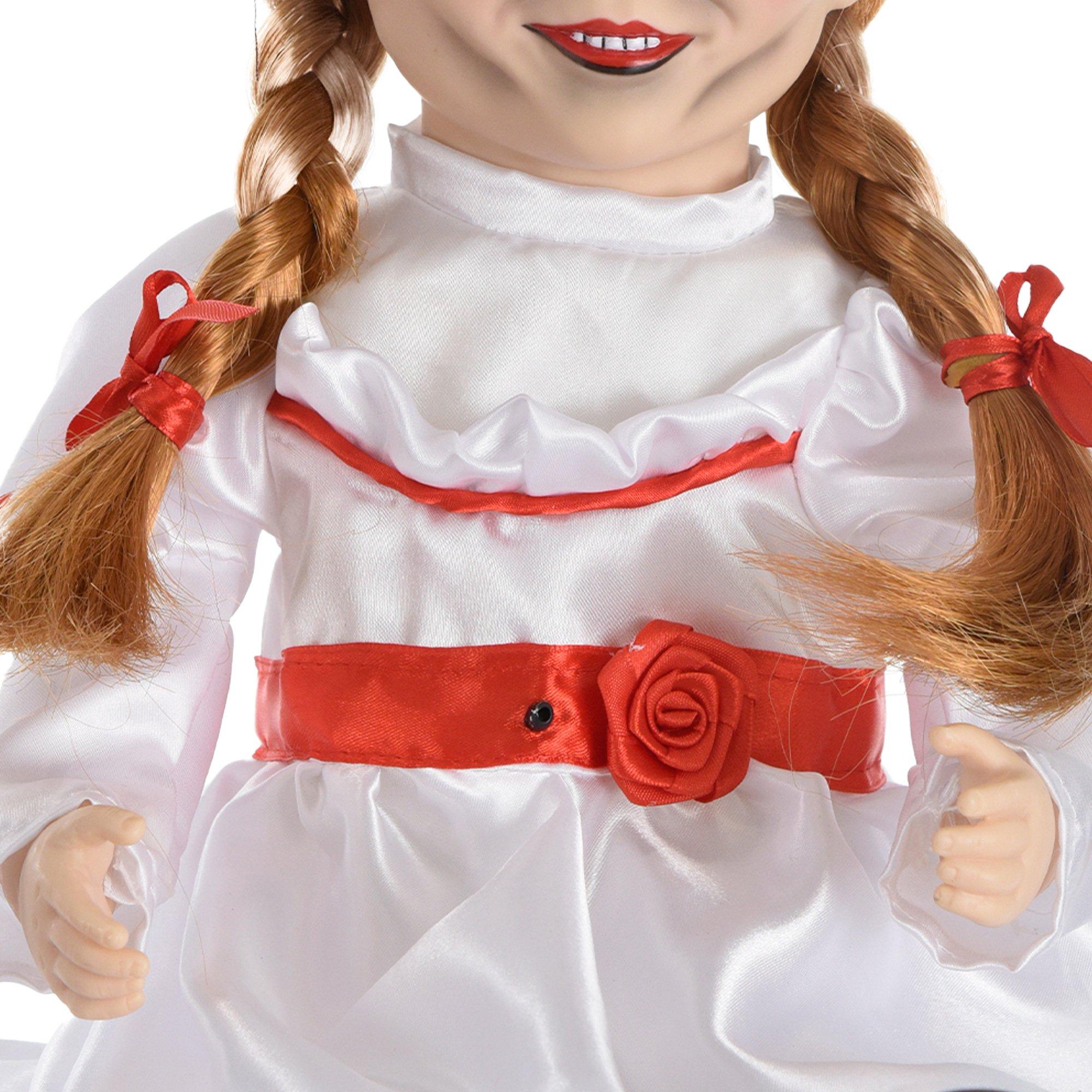 Animatronic Annabelle Doll Halloween Decoration, 11.8in - Annabelle Comes Home