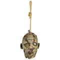 Maggot & Pest Infested Head Latex & Rope Hanging Decoration, 7.7in x 11in