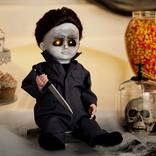 Animatronic Michael Myers Doll Halloween Decoration, 9in x 11.8in - Halloween II