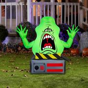 Light-Up Slimer Inflatable Yard Decoration, 42.1in - Ghostbusters