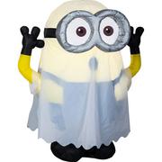 Light-Up Minion Ghost Inflatable Yard Decoration, 42.1in - Despicable Me