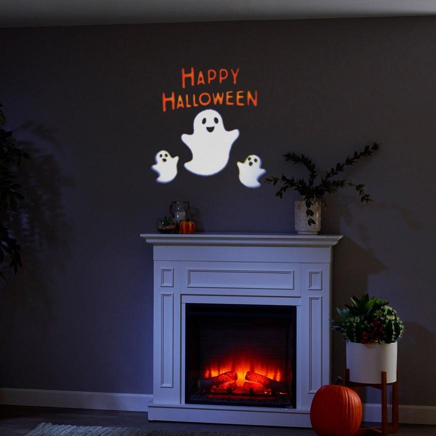 Happy Halloween Ghosts Motion Projector, 3.5in x 3.75in