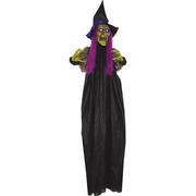 Light-Up Sonic Witch Fabric & Plastic Hanging Decoration, 5.8ft