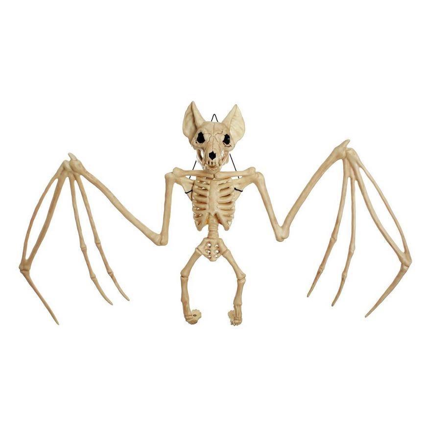 Details about   Halloween Prop Plastic Hanging Flying Vampire Bat Skeleton Decoration x 