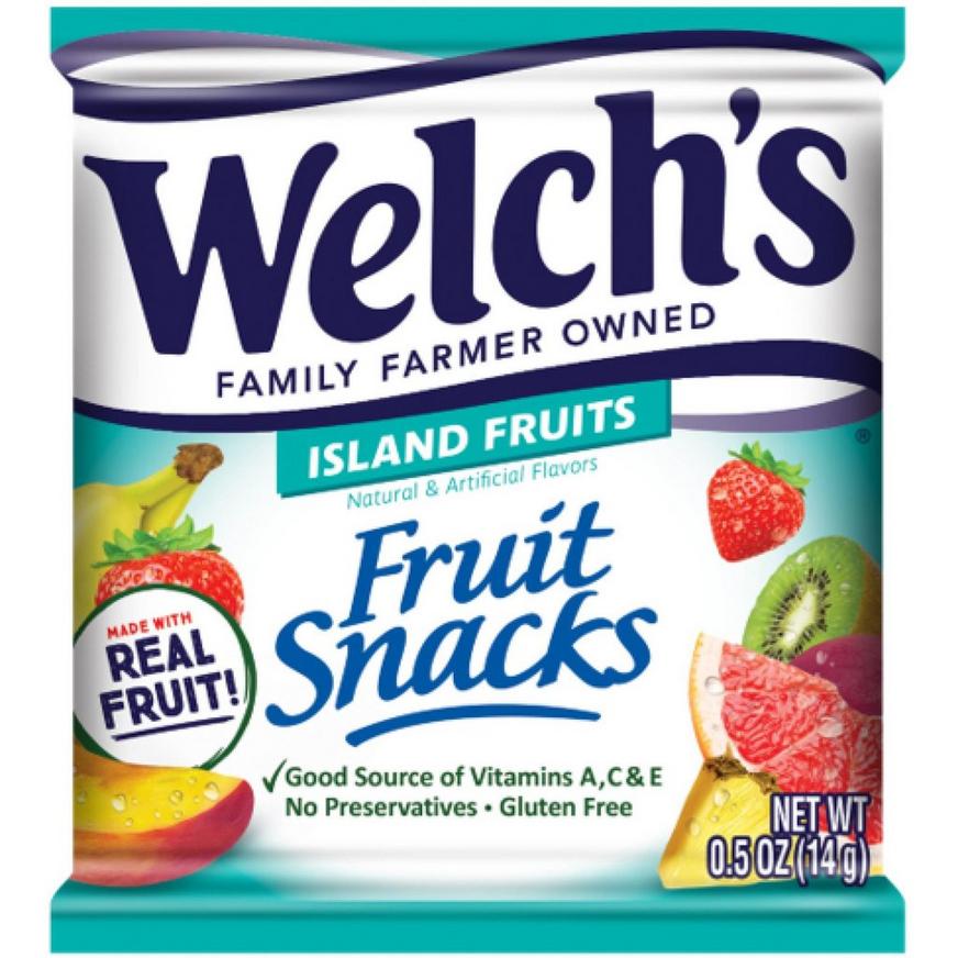 Welch's® Fruit Snacks, 0.5oz - Island Fruits