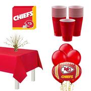 Super Kansas City Chiefs Party Kit for 36 Guests