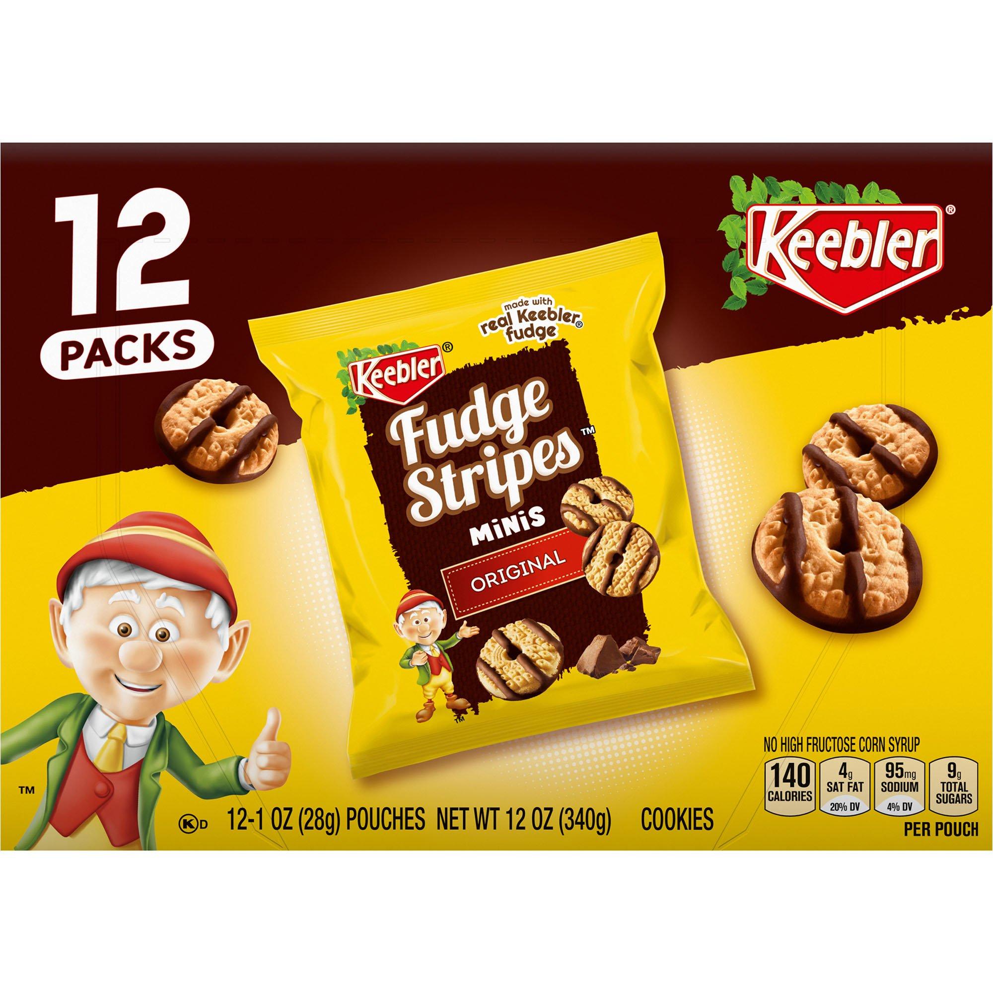Keebler Fudge Stripes Minis, 12oz, 12pc Party City