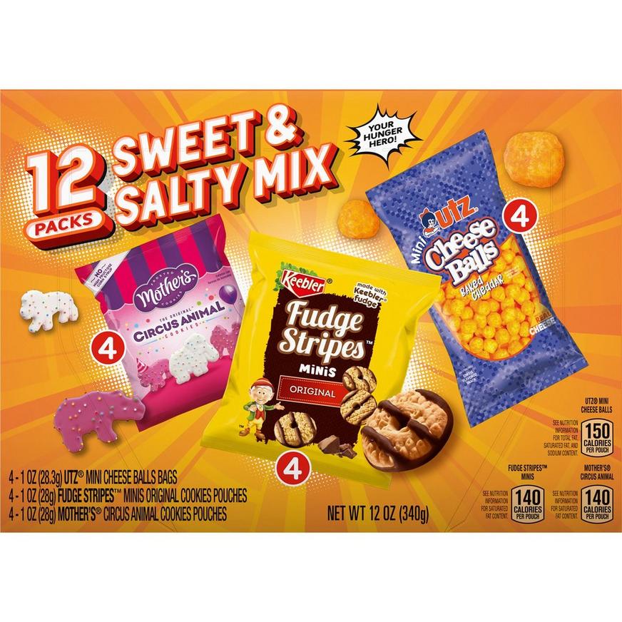 Sweet & Salty Snack Pack Mix, 12oz, 12pc