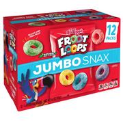Fruit Loops Jumbo Snax, 5.4oz, 12pc