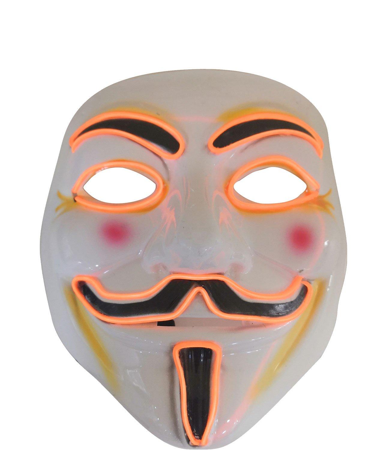 Guy Fawkes Light-Up Mask