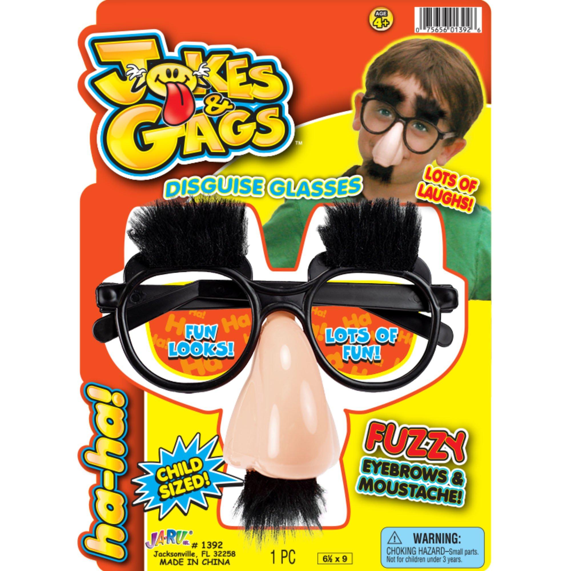 Funny Mask Glasses Fake Nose and Mustache Disguise Mixed Media by