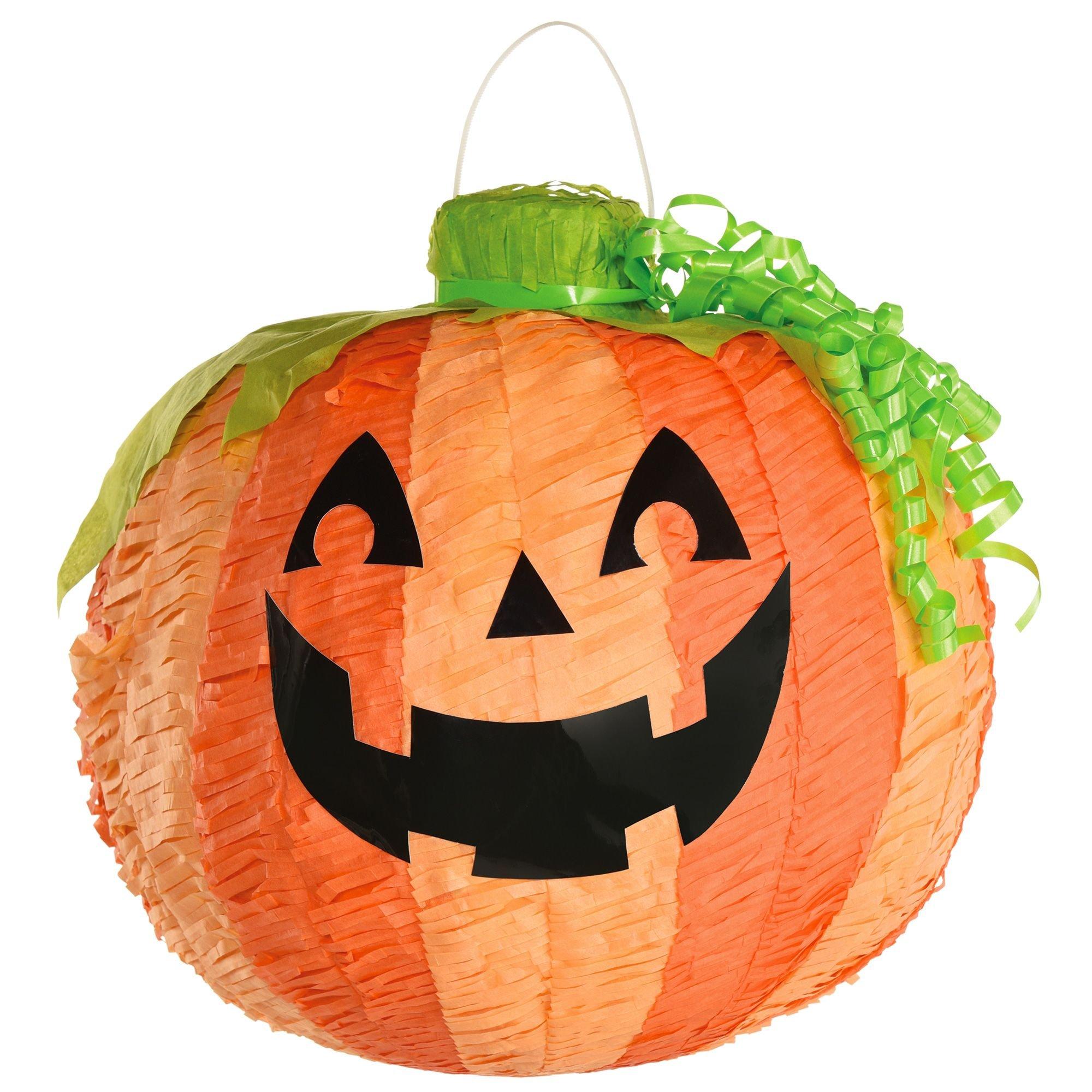 Friendly Jack-o\'-Lantern Pinata, 12.5in x 11.5in | Party City