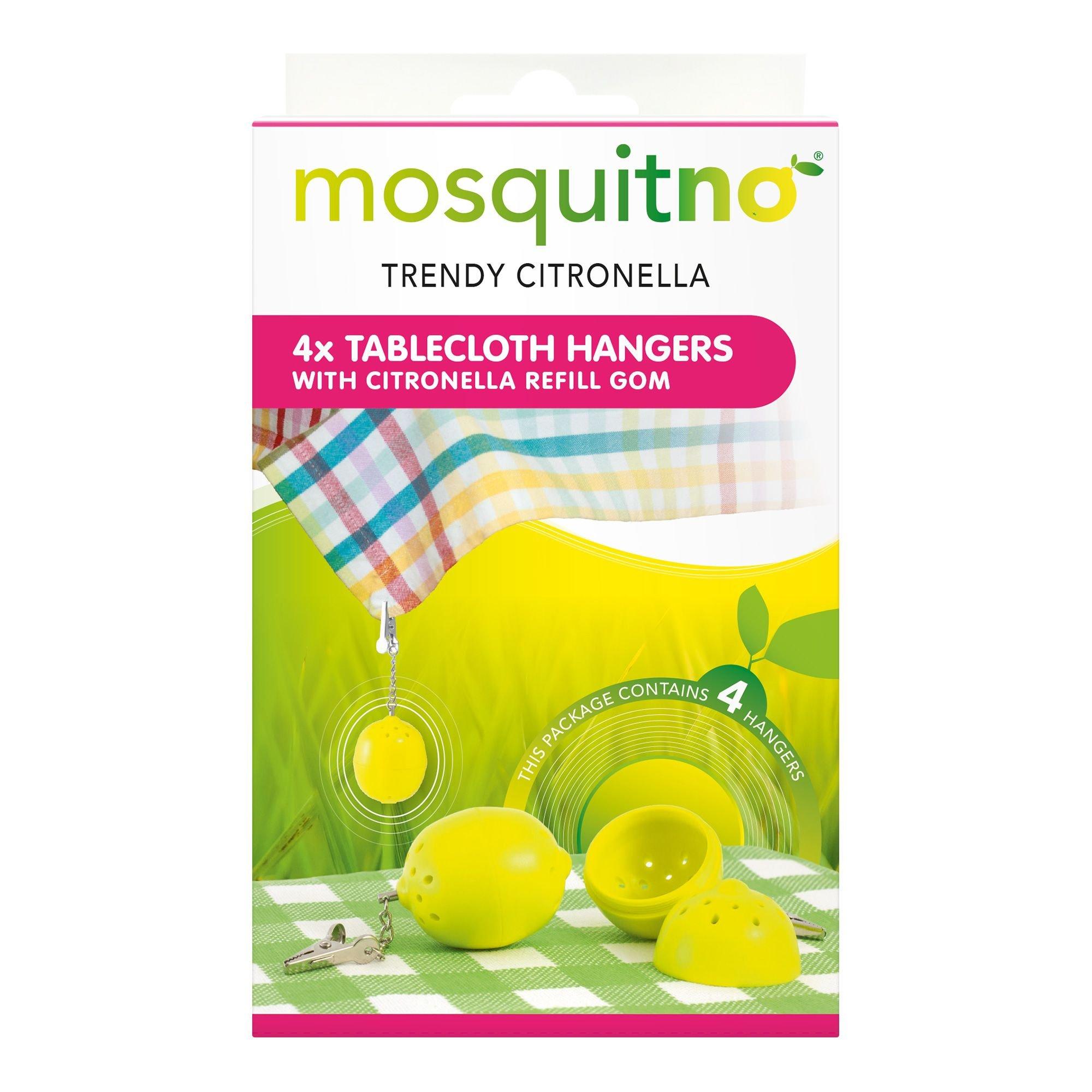 MosquitNo Lemon Citronella Tablecloth Hangers, 4ct Party City